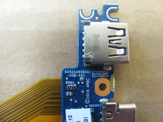 номер1005-4 плата VGA USB  6050A2898001 зі шлейфом 6035B0158401 для HP Elitebook 840 745 G3  840 745 G4 оригінал Де купити