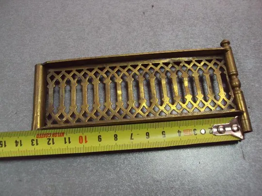 Деталь фрагмент латунь часть пишущего устройства с обеих сторон с ультрафиолетовыми вешалками №11560 З аукціону