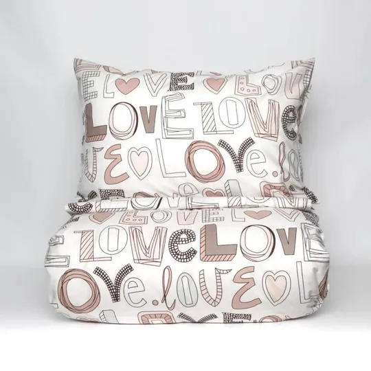 Купити Постельное белье полуторное ТЕП Заметки любви 2-00881-28940 150х215 см