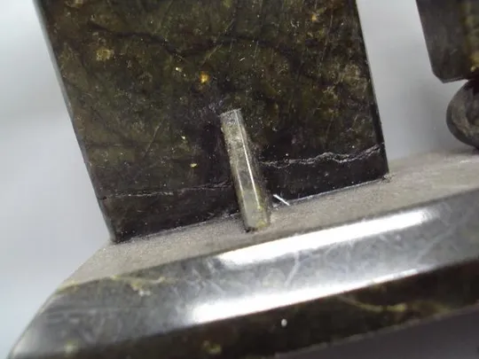 Сувенир подставка для ручек Свердловск камень змеевик ссср размер 11,2х19,6см под реставрацию №13940 Недорого