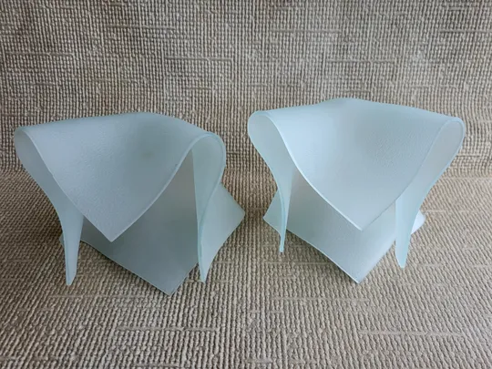 Плафоны стеклянные, матовые, 2шт Де купити