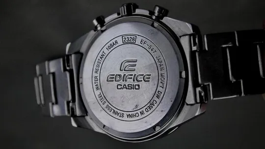 часы Casio Edifice Chronograph All Stainless Steel (нержавеющая сталь) 45mm, WR 100m model:EF-547D-1 Характеристики