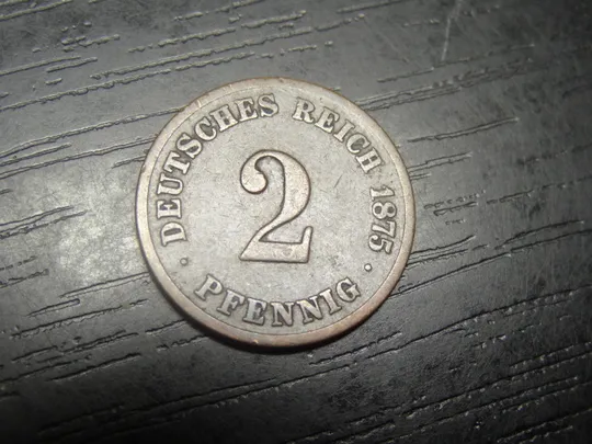 2 пфеніга Німеччина 1875 C Ціна