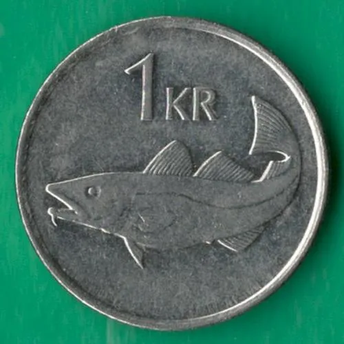 1 крона 1992 року Ісландія [КВ] Ціна