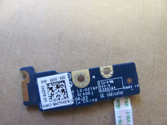 номер0986-22 плата кнопки вкл Кнопкова плата Кнопковий модуль Плата управління кнопками Плата кнопки живлення Laptop Power button board LS-H276P 0HXJMN 0RYT1M для Dell Precision 7540 M7540 7730 7740 оригінал З аукціону