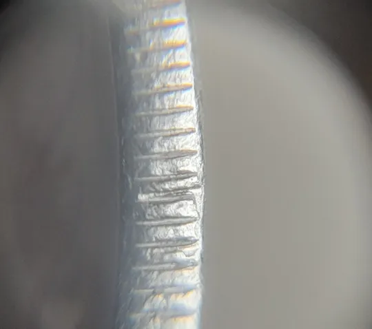 (6350) 5 копійок 1992 брак гуртильного кільця на 05 год. (5 копеек 1992 брак гуртильного кольца) Продаж