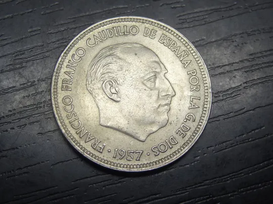 Купити 25 песет Іспанія 1957 (1958)