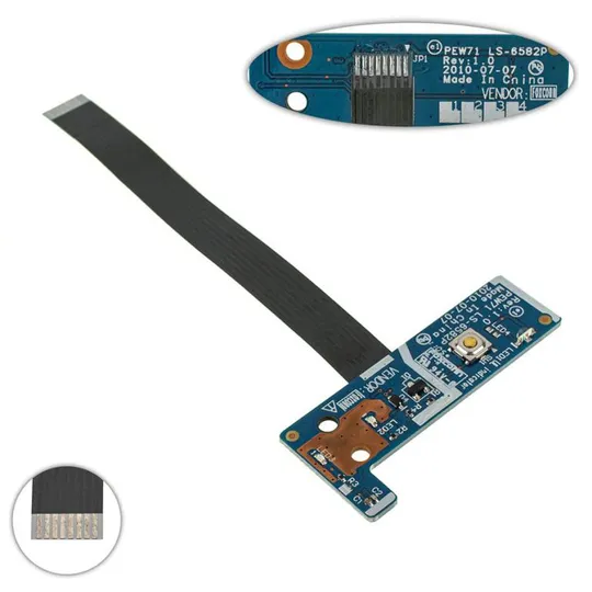 Плата с кнопкой включения для ноутбука ACER (5741 5742 5251 5552 5733 5250 5253 5336 5551 5252 5736 Ціна