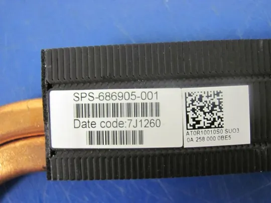 номер0115-46 термотрубка охолодження AT0R10010S0 686905-001 для HP ENVY M6 M6-1000 оригінал З аукціону