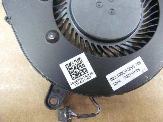844-18 Вентилятор (кулер, FAN) 04NYWG 023.100G9.0005 для Dell G3 15 3500 3590 оригінал З аукціону