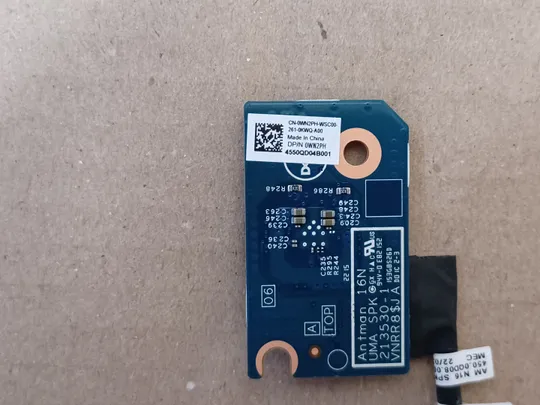 номер1060-11 плата бічного динаміка 0WN2PH зі шлейфом  02WXMK для Dell Inspiron 7620 2in-1  оригінал Продаж