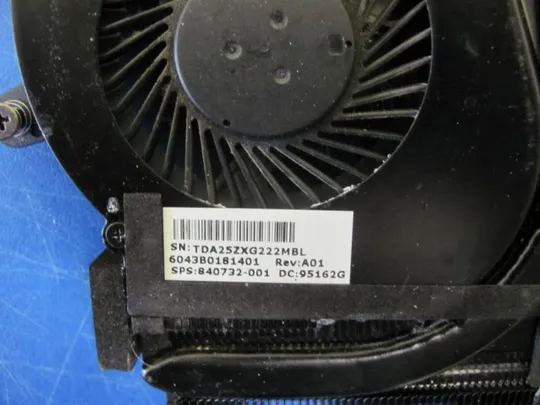 номер0117-6 система охолодження 840732-001 6043B0181401 для HP 640 G2, 645 G2, 650 G2, 655 G2, 640 G3, 645 G3, 650 G3, 655 G3 оригінал Де купити