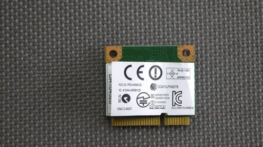 Wi-Fi модуль для ноутбука Anatel Atheros AR5B125, 150Mbps, 802.11b/g/n, Mini PCI-E Card T77H301.00 H З аукціону