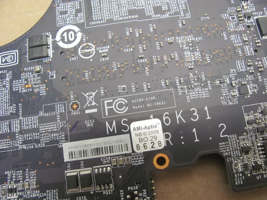 номер0945-28 материнська плата Mainboard Материнка Основна плата Системна плата Плата системи Laptop motherboard мамка ноутбучна плата MS-16K31 i7-7700HQ SR32Q  для  MSI GS73 GS73VR оригінал Недорого