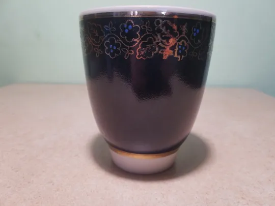 Чашка гігант кухоль кобальтова стара радянська порцеляна Довбиш Вживане #2 Недорого