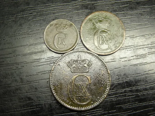 Купити Монети Данії (Король Крістіан IX)