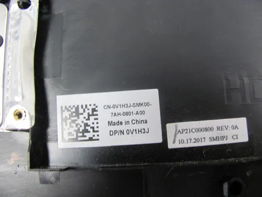 875-1 Кришка панель палмрест клавіатура 0V1H3J AP21C000800 0H9P3P для  DELL Inspiron 15 5570 5575 Оригінал в Україні