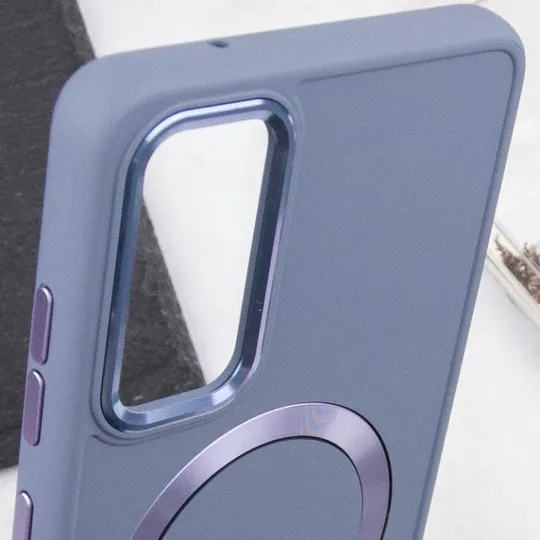 TPU чехол Bonbon Metal Style with MagSafe для Samsung Galaxy A55 Де купити