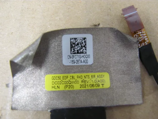 750-9 шлейф 0FC71G DC02C00QW00 для DELL Latitude 7520 E7520 оригінал Продаж