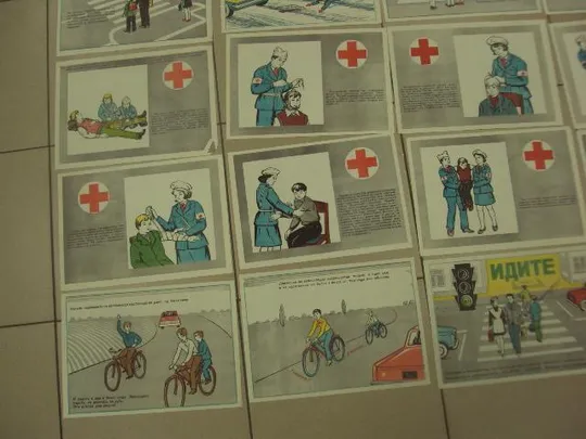 набор открыток знай и умей для школьников гаи увд хмельницкий 1981 3 комплекта №9348 Характеристики