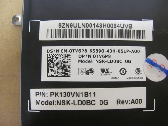 номер0954-16 клавіатура ДОНОР 0TV6P8 для Dell LATITUDE E7000 E7240 E7440 оригінал Де купити