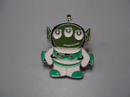 Значок пін мультфільм Pixar Disney Toy story pizza Іншопланетянин планета Піцца знак брошка №18469 Ціна