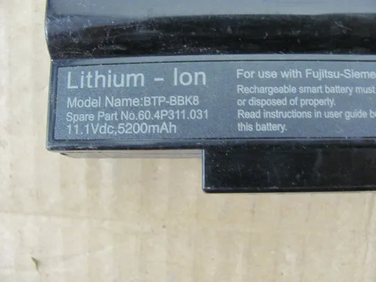 Оригінал АКБ BTP-B7K8 BTP-BBK8 11.1V 48.84WH для FUJITSU Li1718 Li1720 Li2727 Li2732 Li2735 Pro V3405 V3505 V3525 V3545 V8210 Продаж