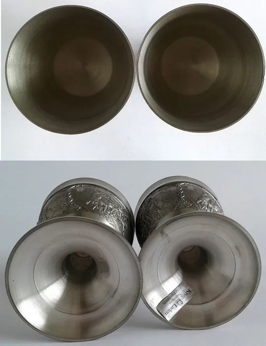 Келихи бокали рьомери Мисливці 2 шт 150 мл олово DNL Germany №2 Fv8 Де купити