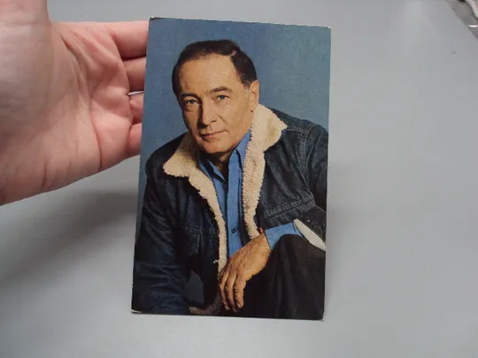 Купити Открытка фотография народный артист рсфср Вячеслав Тихонов 1982 год фото В. Плотникова №18270МЯ