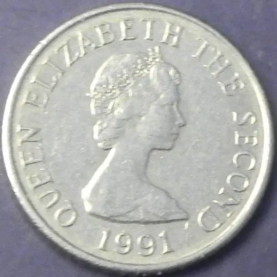 Купити 5 пенсів 1991 Джерсі