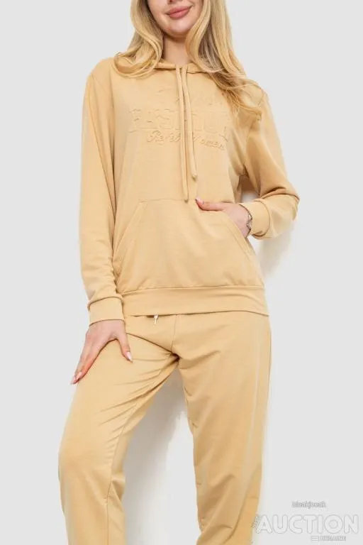 Купити Спорт костюм женский, цвет песочный, 129R4058-3