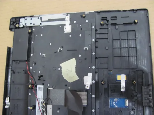 483-4 Кришка панель палмрест та тачпад клава робоча BA75-02698C для SAMSUNG RF710 RF712 оригінал З аукціону