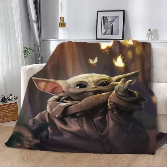 Плед 3D Малыш Йода 20222449_B 12259 135х160 см Ціна