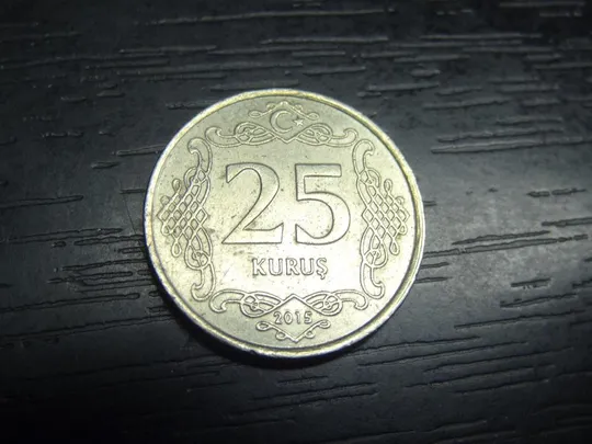 25 курушів 2015 Туреччина Ціна
