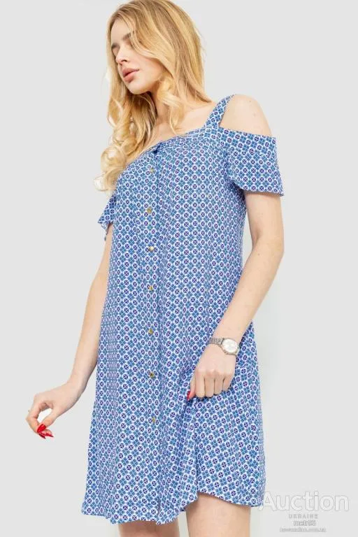 Сарафан, цвет молочно-синий, 230R161-4 З аукціону