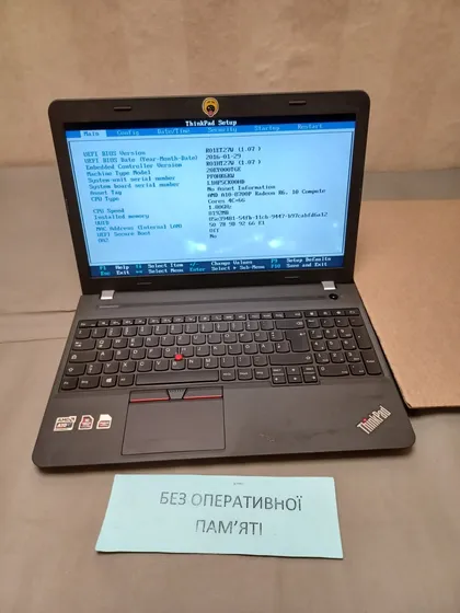 фото, 1215  LENOVO THINKPAD E565 AMD A10-8700P RADEON R6   НІМЕЧЧИНА