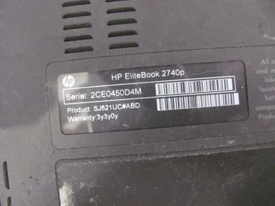 №155-8 сервісна кришка 597829-001 для EliteBook 2740p оригінал З аукціону