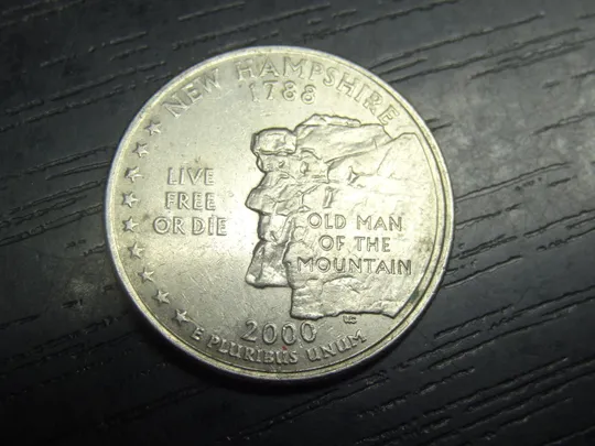 1/4 долара 2000 D США Нью-Гемпшір Ціна