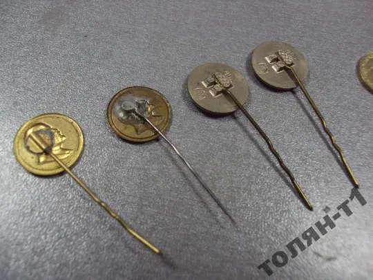 знак ленин круглый игла лот 5 шт №10769 Інтернет-аукціон