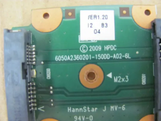 номер0275-14 Плата перехідник CD/DVD 6050A2360201 для HP 625 620 оригінал З аукціону