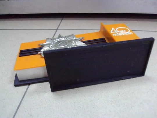 Подставка для ручек карандашница держатель для бумаги 40 лет победы ссср пластик 12 х 20,5 см №10929 Інтернет-аукціон