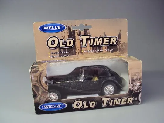 Купити машинка Old Timer 1937 jaguar ss 100 welly 1/43 с родной коробкой Китай высота 4,5 см №10811