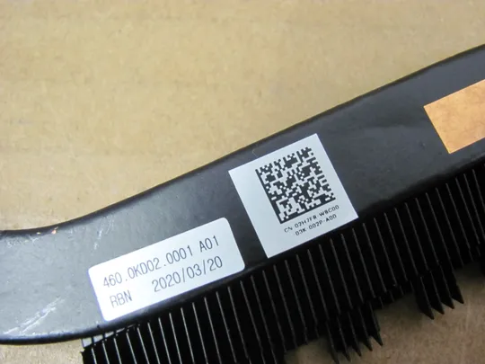 818-21 термотрубка охолодження 460.0KD02.0001 02H7FR для Dell Latitude 3510 E3510  оригінал Продаж