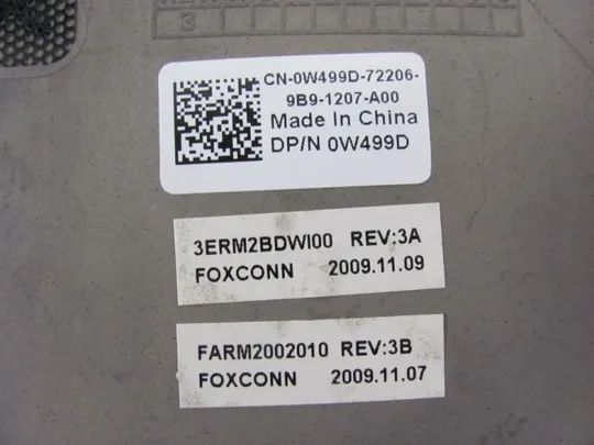 49-1 сервісна кришка 0W499D для Dell Studio XPS 1640 оригінал З аукціону