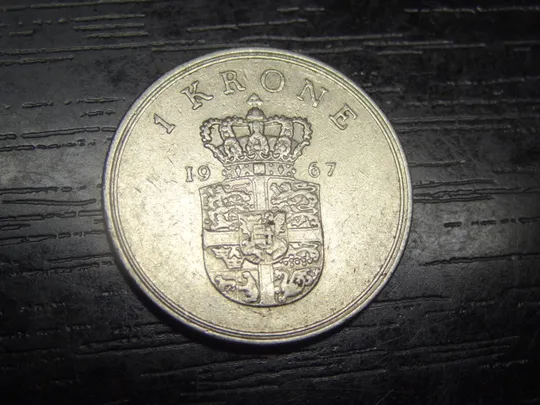 1 крона 1967 Данія Ціна
