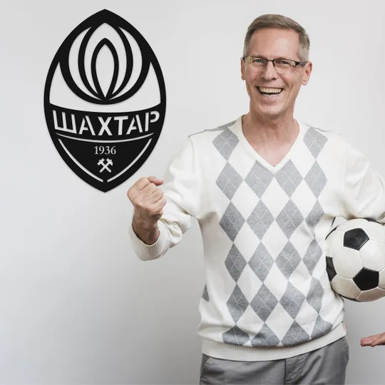 Купити Панно декоративне картина на стіну ФК Шахтар LED підсвітка 400х600 acr-p000084