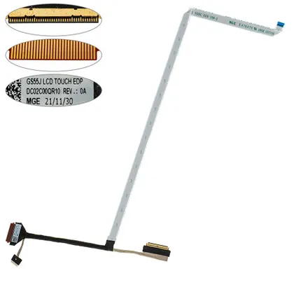 фото, Шлейф матриці для ноутбука Lenovo (15ALC 2020 GS55J) 40pin LED (DC02C00QR10)