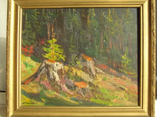 Закарпатская школа  Шутев И   раз.  85х70 см.     также много другого. Інструкція