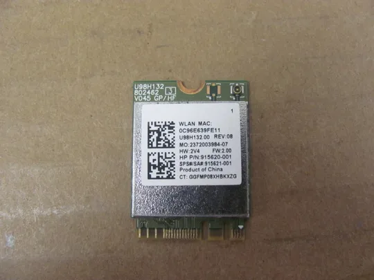 877-12 WI-FI модуль 915621-001  для HP 17-BY 17-CA 17-CS 17-CR 17T-BY 17Z-CA SILVER  оригінал Ціна