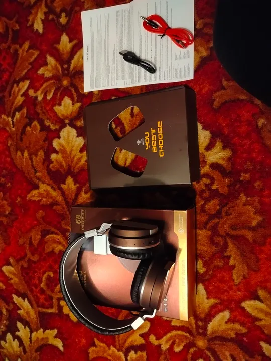 Купити Бездротові навушники JBL Wireless Super Bass bluetooth v68 коричневі